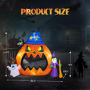 AW Animated Halloween Decorations,Scary Witch,6 FT Life Size Standing Clown,Motion/Sound Activated LED Eyes Creepy Sound,Haunted House Props,Party Outdoor Indoor Lawn Yard Patio 2025 by CozyNest Decor