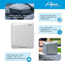 Aqua Outdoors in-Pool Side Table Large for 10-14 in. of Water (Coral Reef) by GreenHaven Gardens