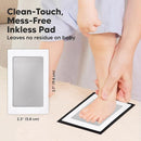 2-Pack Inkless Baby Hand and Footprint Kit - Mess Free Ink Pad for Newborn Keepsake, Dog Nose & Paw Print Kit, Clean Touch Ink Pad for Baby Hand & Footprints, Ideal New Mom Gifts (Silver) by TinyTreasures Baby Boutique