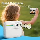 OTJ Kids Camera Instant Print - 1080P Kids Instant Cameras That Print Photos with 32GB Card - Daurable Kid Digital Camera Birthday Gift for Girls and Boys 3 4 5 6 7 8 9 10 Year Old by TinyTreasures Baby Boutique