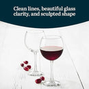 Libbey Midtown Red Wine Glass Set, 18.25 Oz Elegant Large Red Wine Glasses Set of 8, Long Stem Glass Wine Glasses for Weddings, Birthdays, and More by CozyNest Decor