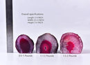 AMOYSTONE Dual-Purpose Agate Stone, 1-1.5lb Plant Terrarium & Candle Holder Base, for Boho Home Office Accent by CozyNest Decor