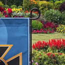 Alpha Tau Omega Licensed Flag Garden 12x19 inches Flag Banner Yard Decor Outdoor Decoration (Alpha Tau Omega