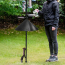 2 Pack Squirrel Baffle for Bird Feeder Pole，Keeps Squirrels Away from Bird Feeder Rods, (19 inch) by CozyNest Decor