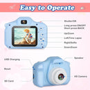 Kids Camera, HD Digital Video Camera, Childrens Toys for 3 4 5 6 7 8 9 Year Old Boys/Girls, Selfie Camera for Kids, Christmas Birthday Gifts with 32GB SD Card (Blue) by TinyTreasures Baby Boutique