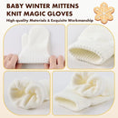 Baby Winter Mittens Toddler Stretch Knit Gloves Magic Warm Glove for Baby Boys Girls by TinyTreasures Baby Boutique