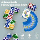 Matching Puzzle Game for Kids & Adults, Family Board Games Block for Boys & Girls Ages 4-8 8-12, 2+ Player Card Puzzles for Children 3+ Year Olds by TinyTreasures Baby Boutique