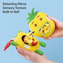 Jollybaby Newborn Plush Stuffed Fruit Rattle Toy for Stroller Car Seat Crib, Montessori Sensory Plush Pineapple Toy with Rattle and Mirro Toy for Baby 0-6-12 Month, Infant Baby Boy & Girl Shower Gift by TinyTreasures Baby Boutique