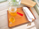 Bamboo Serving Tray – Two Sizes for Breakfast, Tea, Coffee & Snacks – Eco-Friendly Wooden Tray for Bed, Kitchen, Coffee Table, or Decorative Use by CozyNest Decor