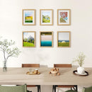 IBUYKE 8x10 Picture Frame,Set of 3,Solid Oak Wood 8x10 Photo Frame with Mat to 5x7,10x8 Picture Frames With Tempered Glass,Tabletop or Wall Mount Display,Home Decor,Natural Oak 8 x 10 Frame,UWPF0810N-3 by CozyNest Decor