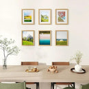 IBUYKE 8x10 Picture Frame,Solid Oak Wood 8x10 Photo Frame with Mat to 5x7,10x8 Picture Frames With Tempered Glass,Tabletop or Wall Mount Display,Home Decor,Natural Oak 8 x 10 Frame,UWPF0810N by CozyNest Decor