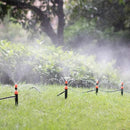 Kalolary 1/4 Inch Drip Irrigation Emitters, 20PCS Micro Spray Irrigation Drippers for 4/7mm Tube Adjustable Water Flow Sprinklers Garden Irrigation Sprayer for Potted Plants Watering System (Orange) by GreenHaven Gardens