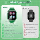 Waterproof Smart Watch for Kids Boys Toys Age 5-12 with 32 Games, Dual Camera, Habit Tracking, Music Player, Video, Alarm Clock, HD Touchscreen Kids Smart Watch Gift for Kid Age 6 7 8 9 10 by TinyTreasures Baby Boutique