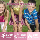 Kids Watches for Girls Boys Digital Sport Watch with Step Counter Pedometer Vibration Alarm Clock, No App Waterproof Fitness Tracker Kids Watch Boys Girls Teens Students Ages 5-16 by TinyTreasures Baby Boutique