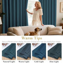 H.VERSAILTEX Premium Blackout Thermal Insulated Room Darkening Curtains for Bedroom/Living Room - Classic Grommet Top (2 Panels, Dark Teal, 52"W x 96"L Inch) by CozyNest Decor