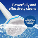 60pc Refills Disposable Toilet mats Brush Cleaning System, Toilet Cleaning Brush, 60 Replacement Brush Heads, No Handle or Base，Toliet Wand Refills,Toilet Bowl Clean Refill Pads,Toilet Scrubber Refill by CozyNest Decor
