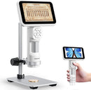 Andonstar Digital Microscope, 5" 1080P Coin Microscope Camera for Error Coin with 7.3" Metal Stand for Adults Kids, Handheld USB Coin Magnifier with 8 Adjustable LED Lights, Windows Mac PC View, AD115 by TinyTreasures Baby Boutique