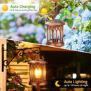 WdtPro Solar Lanterns Outdoor Hanging 6 Pack, Upgraded Bright Lantern Lights Outdoor Waterproof, Solar Powered Lantern Over 12Hrs Solar Lights for Outside Garden Yard Patio Decor (Copper) by CozyNest Decor