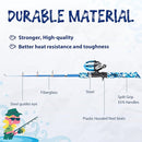 Kids Fishing Pole, Portable Telescopic Kids Fishing Poles for Boys and Girls, Fishing Rod and Reel Combo Kit with Tackle Box, and Fishing Net, Best Fishing Pole for Toddler Youth by TinyTreasures Baby Boutique