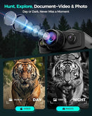 Night Vision Goggles for Adults, Night Vision Binoculars with10000mAh Rechargeable Battery, 3.99" HD Screen & 64GB Card, Infrared Binoculars for Hunting, Camping, Surveillance by TinyTreasures Baby Boutique