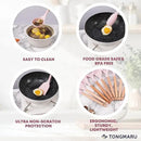 Silicone Cooking Utensils Set, Premium Beech Wood Handle Kitchen Gadgets Utensil Set, Non-Stick Kitchen Utensils Spatula, Tongs, Turner, Whisk, Brush, Spoon, BPA FREE, 446°F Resistant (Pink) by CozyNest Decor