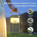 Outdoor Lantern Portable Bluetooth Speaker: IPX6 Waterproof Wireless Speaker with LED Light for Camping Patio Yard Party Hiking Gift for Men Women Father by GreenHaven Gardens