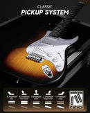 DONNER DST-80 Electric Guitar 39” Beginner Electric Guitar Kit with Amp, Classic SSS Pickup Complete with Gig Bag, Tuner, Capo, Strap, Picks, and Free Online Lessons by TinyTreasures Baby Boutique