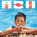 R-fun Waterproof for Air Tag Bracelets [2 Pack] Compatible with Apple Air Tag Finders with Soft Silicone,Anti Lost GPS Item Finders Case Cover,Black/Red by TinyTreasures Baby Boutique