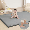 Baby Play Mat for Floor,1.3" Thick Memory Foam Tummy Time Mats,79"×118" Extra Large Non Slip Crawling Mat for Toddlers,Infants,Kids,Yoga Mat,Tatami Style for Living Room(Dark Gray) by TinyTreasures Baby Boutique