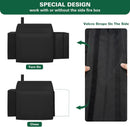 Grill Cover Fits for Char-Griller Outlaw 3724, E2137, Pro Deluxe 2735 Grill, Expandable BBQ Grill Cover 600D Heavy Duty Charcoal Grill Cover Waterproof Outdoor Grilling Cover, Model 3737 by GreenHaven Gardens
