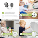 Baby Proofing Child Safety Locks (2 Pack) by Skyla Homes - The Safest, Quickest and Easiest 3M Adhesive Cabinet Latches, No Screws & Magnets, Multi-Purpose for Furniture, Kitchen, Ovens, Toilet Seats by TinyTreasures Baby Boutique