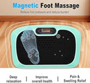 HOTWAVE Vibration Plate Exercise Machine for Lymphatic Drainage, Power Vibrating Plates Platform for Weight Loss - Whole Body Shaker Vibration Plate Machine Home Gym Shaping Fitness Workout by CozyNest Decor