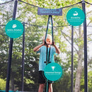 SKYWALKER TRAMPOLINES 12 FT 15 FT Round Trampoline with Safety Enclosure Net, 9 x 15 FT Rectangle Outdoor Trampoline, Recreational Trampoline for Kids by TinyTreasures Baby Boutique