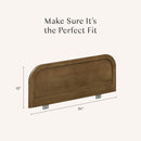 Babyletto Twin/Full Size Guardrail - GREENGUARD Gold Certified Bed Rail for Toddlers - Removable Wooden Baby Bedside Railing Guard for Child Safety & Sleep - Kids/Toddler Bed Rails/Side Guards, Walnut by TinyTreasures Baby Boutique