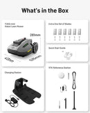 YUKA Mini 700H Robot Lawn Mower, Reception 0.17 Acre, Max.0.27 Acre, Ultrasense AI Vision+ RTK Positioning, Auto Mapping, App Control, 50% Slope, Cutting Height 2''~3.5'', 15 Mowing Zones by GreenHaven Gardens