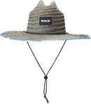 Hurley Men's Straw Hat - Bayside Lifeguard Straw Sun Hat by GreenHaven Gardens