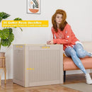 36 Gallon Outdoor Deck Box,Storage Lockable Waterproof Patio Furniture,Garden Tools,Cushions,Pool Accessories Outside Storage Resin Box(Grey Pattern) by CozyNest Decor