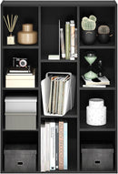 Furinno Luder 11-Cube Open Shelf Bookcase, Bookshelf, Blackwood by TinyTreasures Baby Boutique