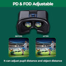 VR Headset for Phone, Anti-Blue Lens PD & Fl Adjustable Virtual Reality Goggles Set for Kids and Adults, Compatible with iPhone 16/15/14/13/12 Samsung Android 4.5-6.7" by TinyTreasures Baby Boutique