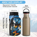 25/32/40/64oz Water Bottle Bag Holder Carrier-Insulated Crossbody Sling Case Sleeve with Strap & Pockets for Men Women Gym Cycling Travel Walking Hiking Camping by TinyTreasures Baby Boutique