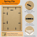 IBUYKE 11 x14 Picture Frame,Solid Oak Wood 11x14 Photo Frame with Mat to 8x10,11x14 Picture Frames With Tempered Glass,Wall Mount Display,Home Decor,Natural Oak 14 x 11 Frame,UWPF1114N