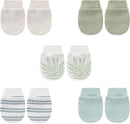 5 Pairs Baby Not Scratch Mittens 0-6 Months New Born Boy Girl Gloves Cute Infant Accessories by TinyTreasures Baby Boutique