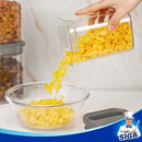 MR.SIGA 4 Pack Airtight Food Storage Container Set, BPA Free Kitchen Pantry Organization Canisters with One-handed Leak Proof Lids, 1L / 33.8oz, Medium, Gray by TinyTreasures Baby Boutique