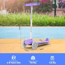 TONBUX Kids Scooter for Ages 3-5, Toddler Scooter with Light-Up Deck and Wheels, Adjustable 4-Level Height 3-Wheel Scooter for Kids, Lean-to-Steer Design by TinyTreasures Baby Boutique