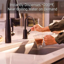 InSinkErator Stainless Steel Tank, H250MBLK-SS HOT250 System, Single-Handle Matte Black Faucet & F-2000S Premium Under Sink Water Filtration System for Instant Hot by CozyNest Decor