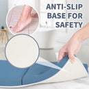 URMYWO Bath Kneeler and Elbow Rest Pad Set - 1.5" Thick Baby Bath Kneeler Pads with Toys Organizer, Anti-Slip Cozy Knee & Arm Support Bathtub Mat, Quick Dry Kneeling Pad for Baby Bath Time by TinyTreasures Baby Boutique