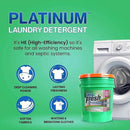 Ultra Fresh 3X Platinum Liquid Laundry Detergent with Fabric Softener, Green - Deep Cleaning Power and Fresh Scent for Washing Clothes by CozyNest Decor