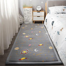Loartee Coral Velvet Area Rug - 1" Thick Memory Foam Baby Play Mat, Washable Toddler Carpet, Home Decor for Living Room, Nursery, Kids Bedroom, Astral Gray, 6'7"x7'10" by TinyTreasures Baby Boutique