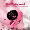 Kids Watches for Girls Boys Digital Sport Watch with Step Counter Pedometer Vibration Alarm Clock, No App Waterproof Fitness Tracker Kids Watch Boys Girls Teens Students Ages 5-16 by TinyTreasures Baby Boutique