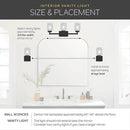 Kichler Crosby 9.25" Wall Sconce in Brushed Nickel, 1-Light Contemporary Hallway or Bathroom Light with Satin Etched Cased Opal Glass, (9.25" H x 4.5" W), 45495NI by CozyNest Decor